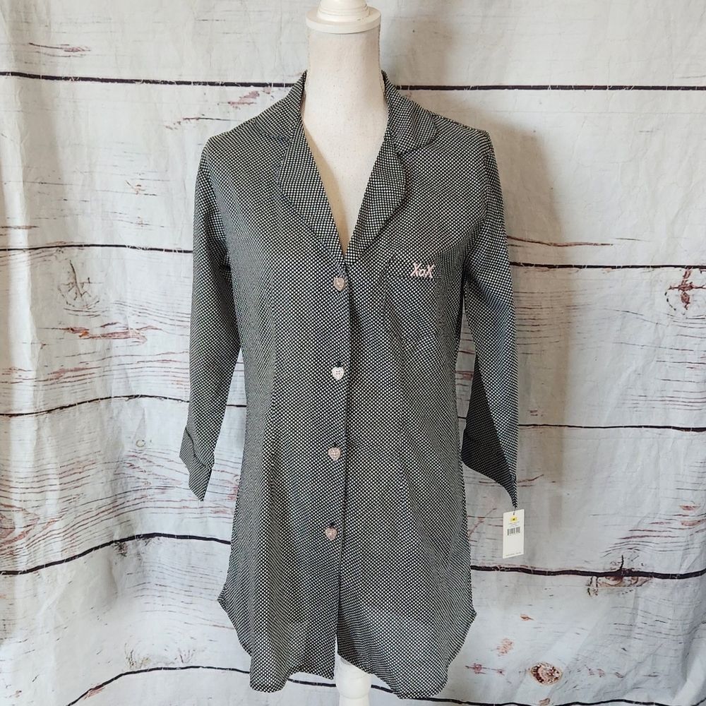 Betsey Johnson‎ Dotted Sleepshirt Size Medium NWT